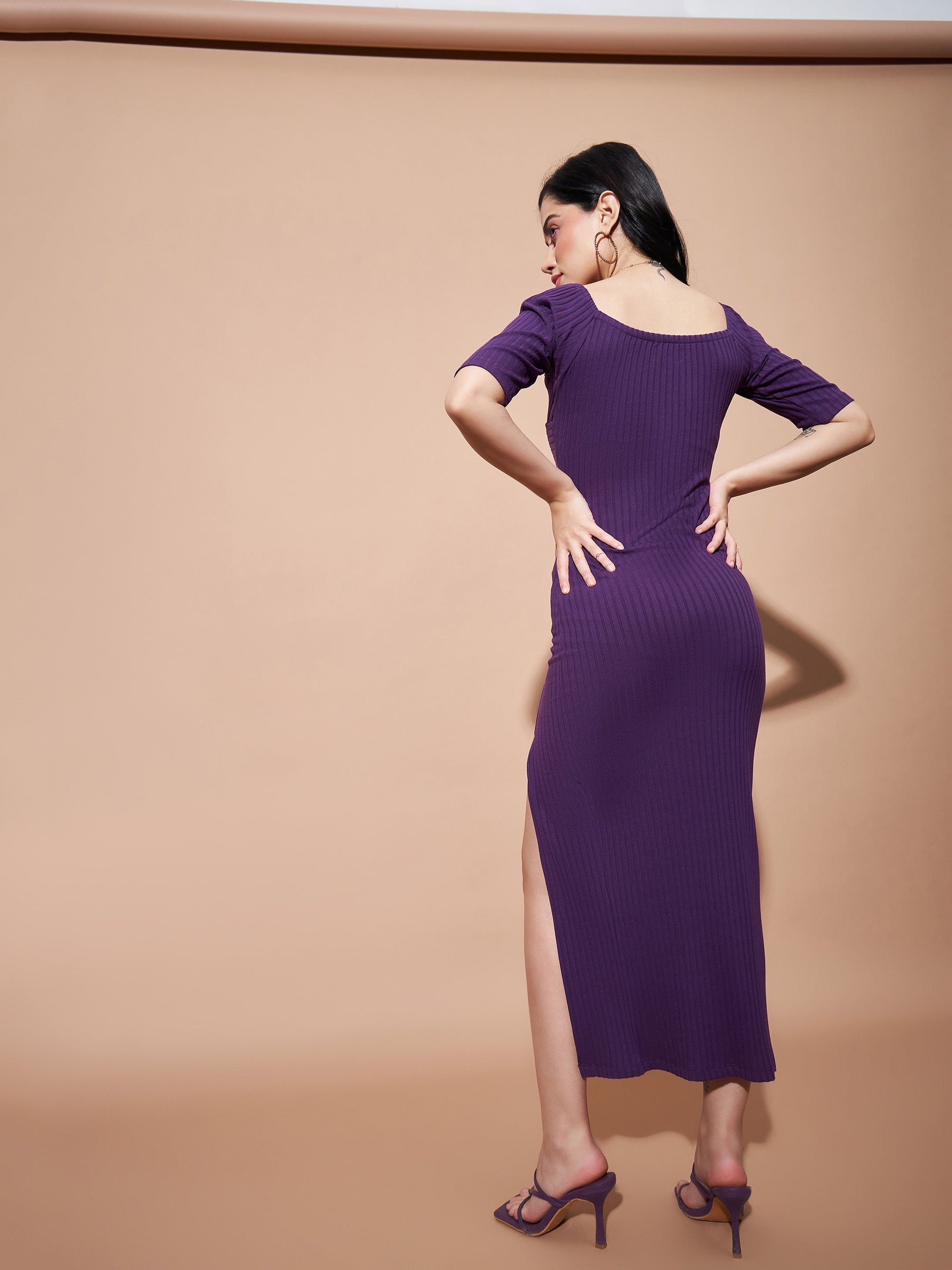 INDBTT Women Gown Purple Dress - Buy INDBTT Women Gown Purple Dress Online  at Best Prices in India | Flipkart.com