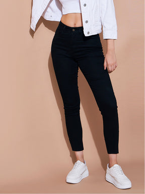 Black Denim Premium Relax Jeans-SASSAFRAS BASICS