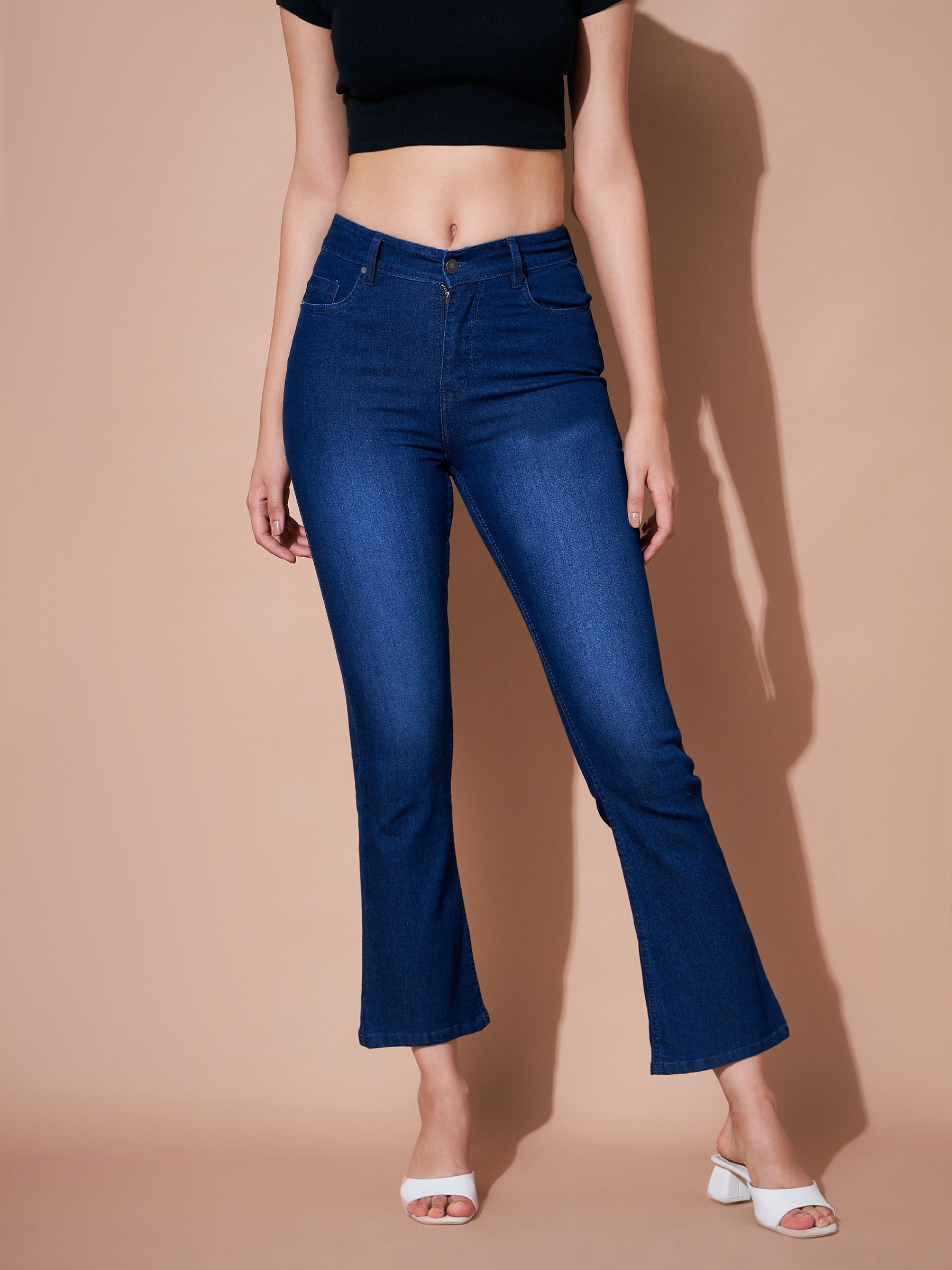 Low waist boot-cut jeans - New - Women