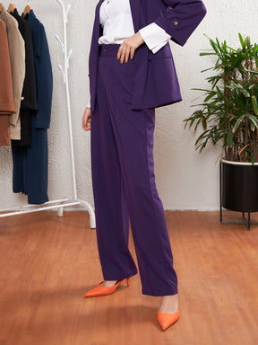 Charcoal darted pants  Khumanthem Atelier