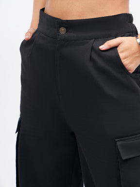 Black Box Pockets Straight Pants-SASSAFRAS