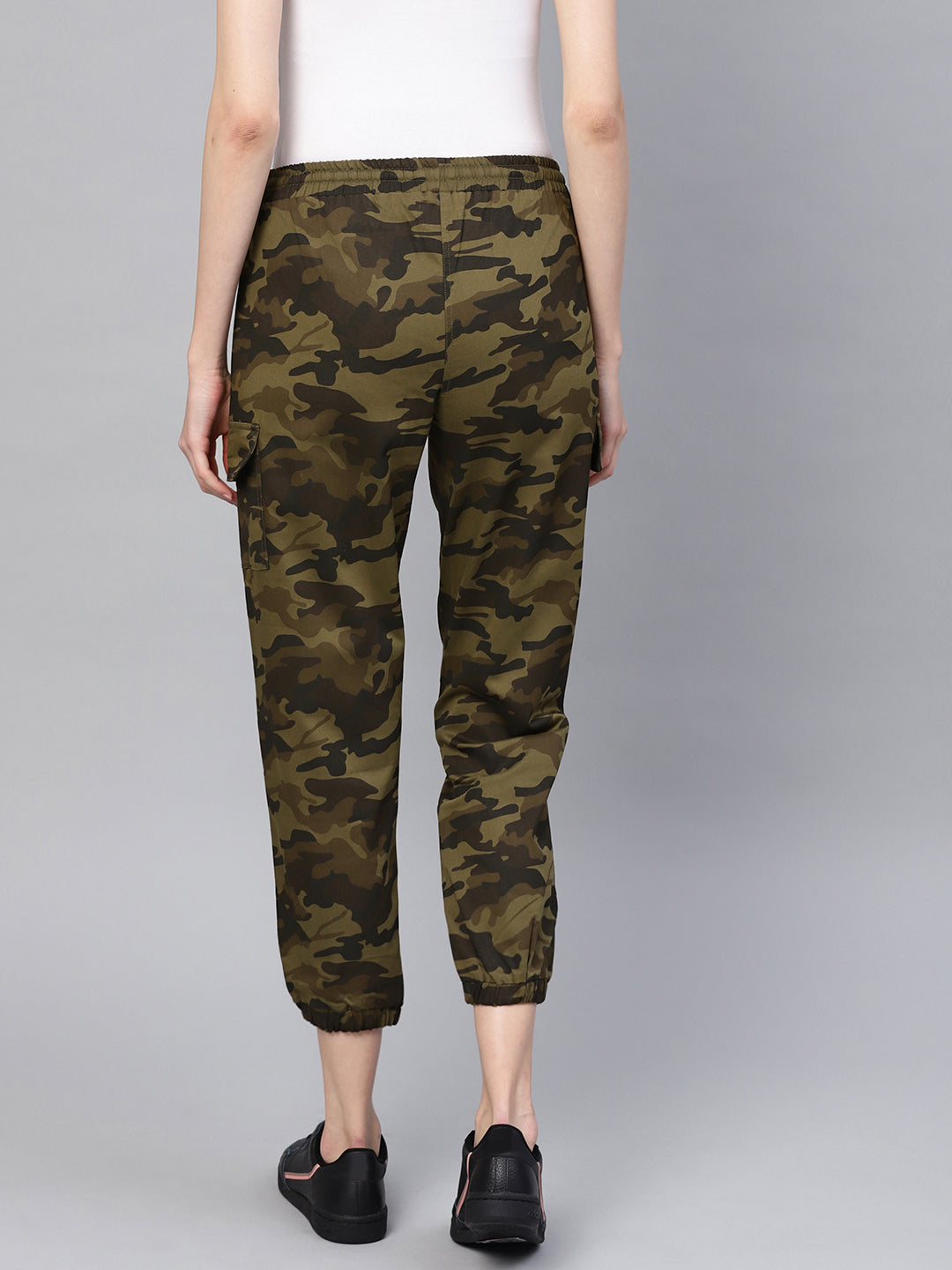 Buy Women Green Camouflage Jogger Pant Online At Best Price 