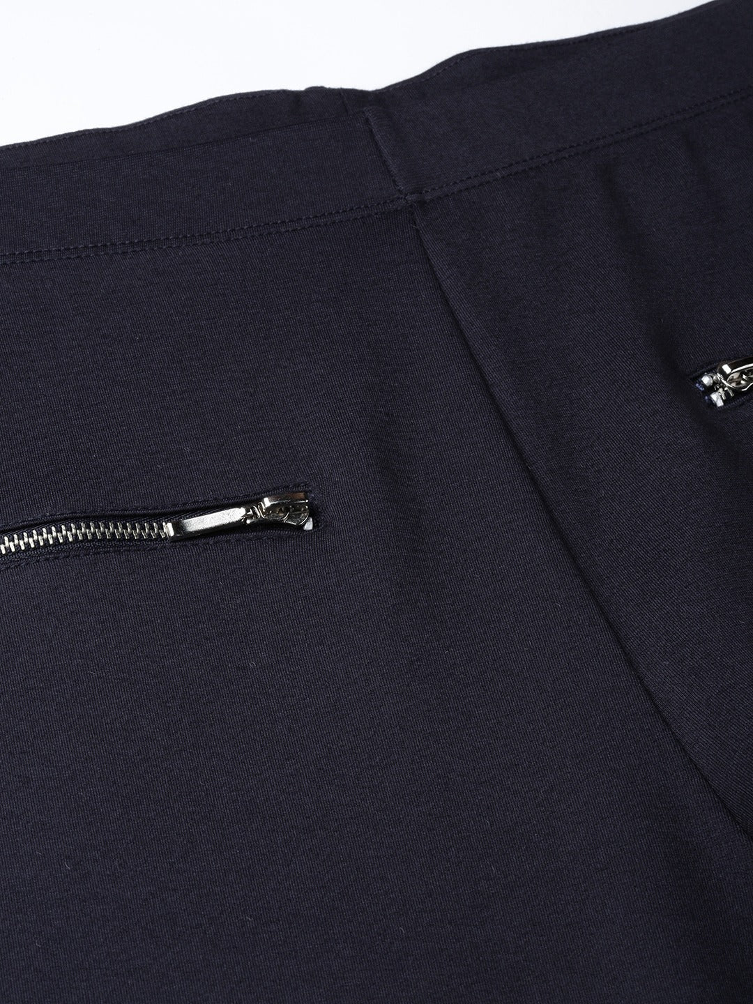 Buy Women Navy Pocket Chain Detail Jeggings Online At Best Price 