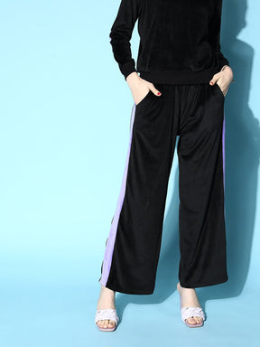 SASSAFRAS Solid Women Black Track Pants - Buy SASSAFRAS Solid Women Black  Track Pants Online at Best Prices in India