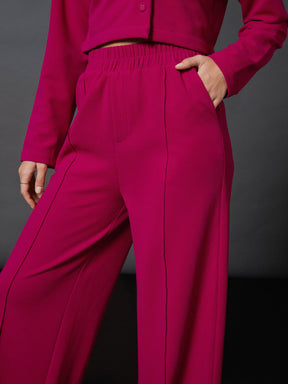 Collar Scarf Wide Leg Pant Suit's Available.! Model Size 8 Colors