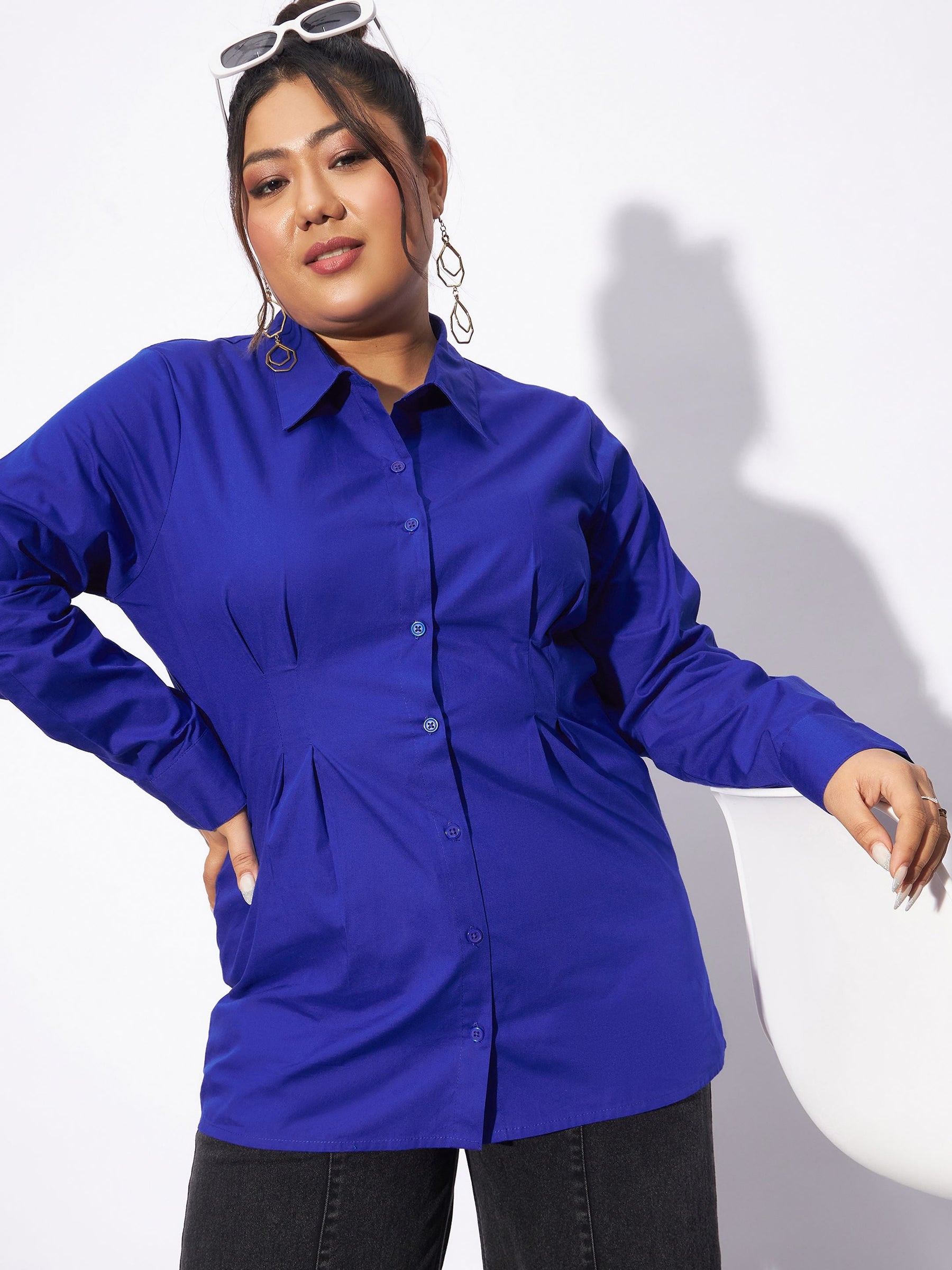 royal blue dress shirt for woman Zeta Phi Beta Button Down This chic Port Authority Women's Long Sleeve