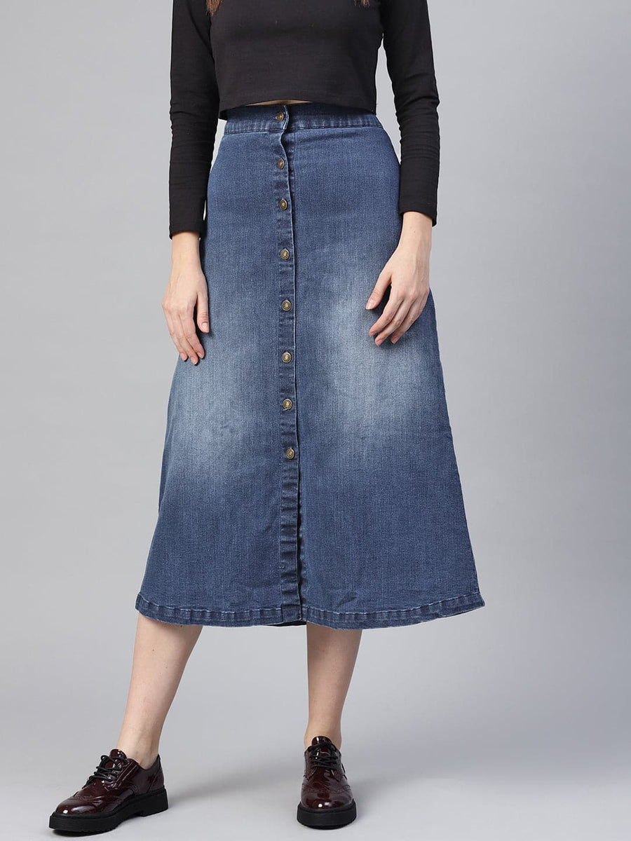 Denim Skirts  Buy Denim Skirts Online Starting at Just 132  Meesho