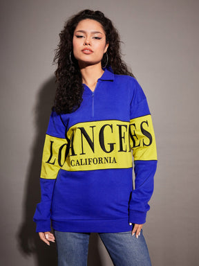 Womens royal deals blue sweatshirt