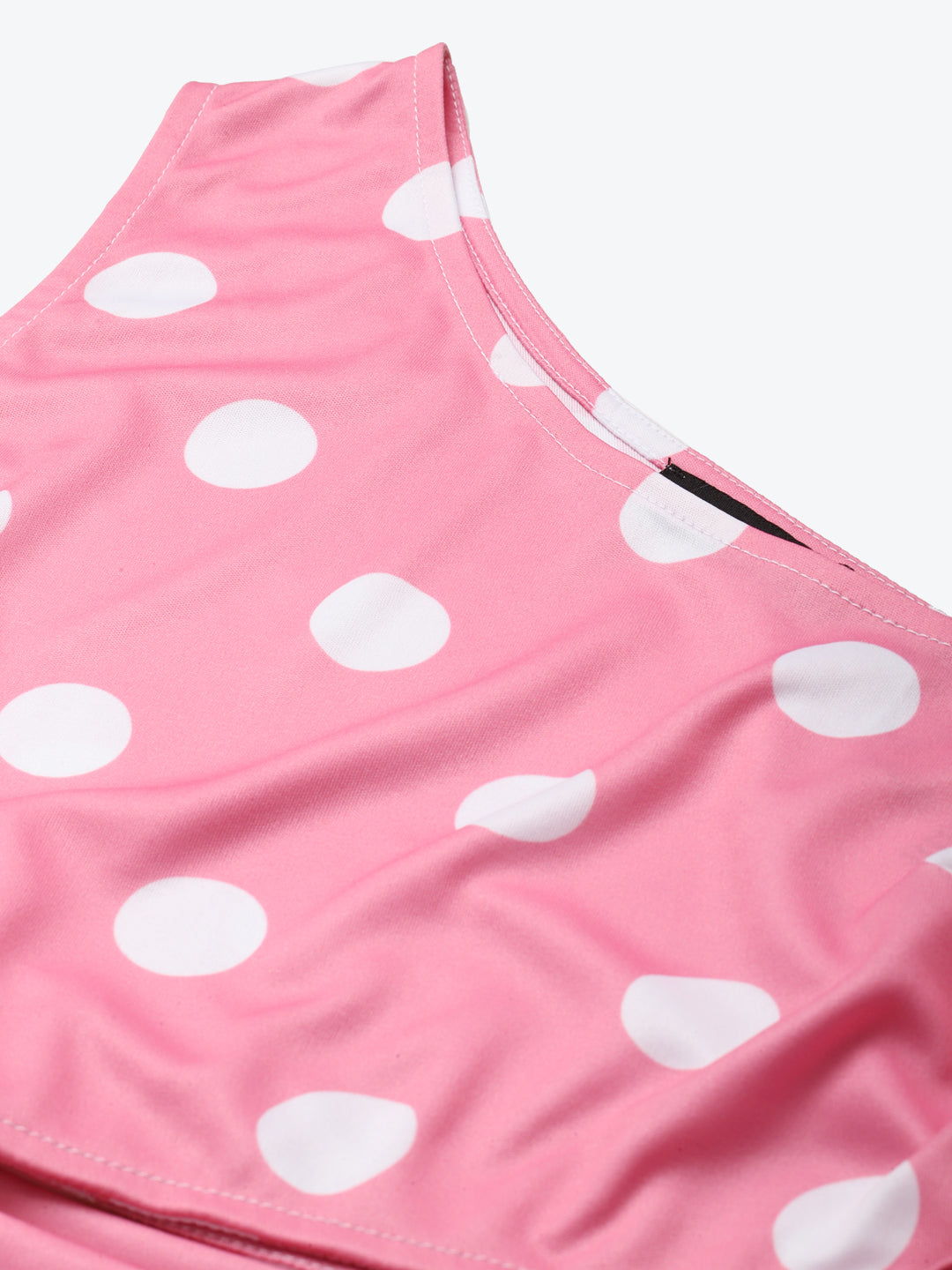 Pink And White Polka Dotted Nano Single Hook Bra, Size: 28-40 at best price  in Delhi