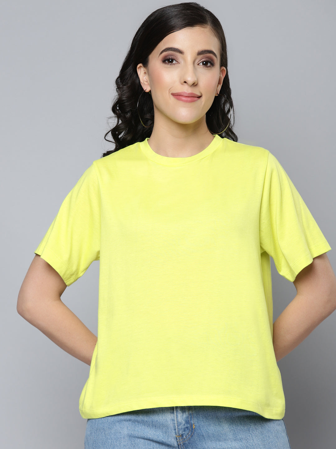 Women Yellow SASSY Girls T-Shirt
