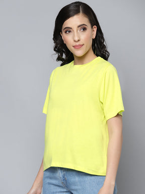 Women Yellow SASSY Girls T-Shirt