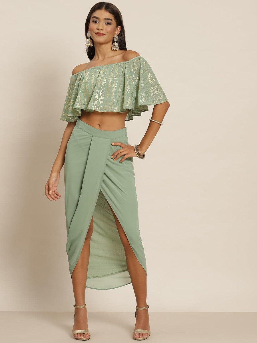 Dhoti style outlet skirt online