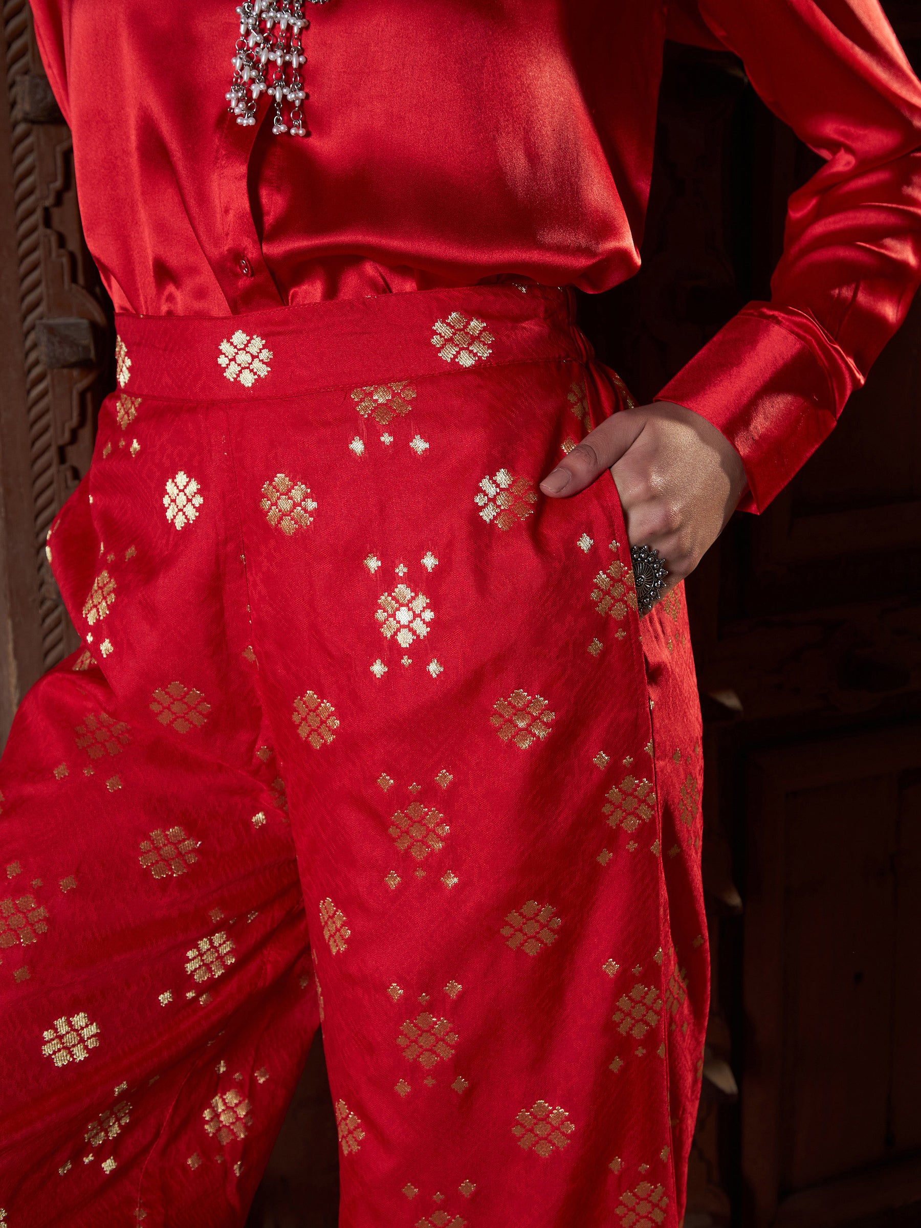Buy Chinese Satin Pants Online In India  Etsy India