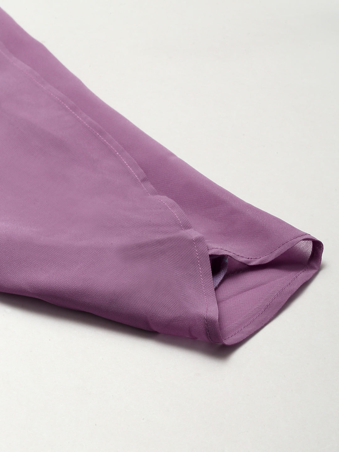 Women Purple Pleated Dhoti Skirt